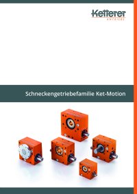 Broschüre Schneckengetriebefamilie Ket-Motion