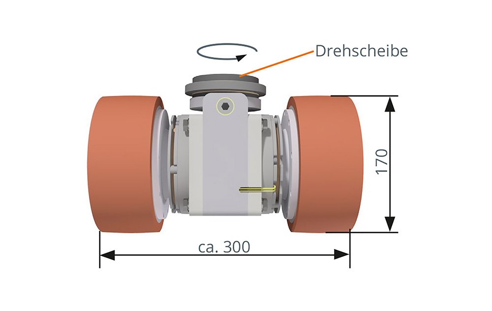 Ultrakompakte Bauform der BLDC Radnabenantriebe