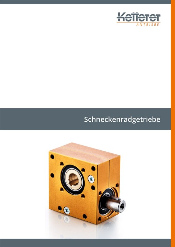 Produktbroschüre Schneckenradgetriebe